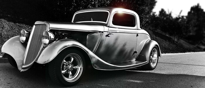 Papier peint  hotrod