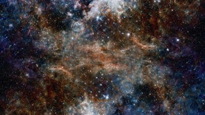 Papier peint  Hubble views galaxy and nebula. Elements of this image furnished by NASA