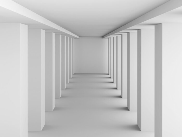 Papier peint  Illusion effet de profondeur