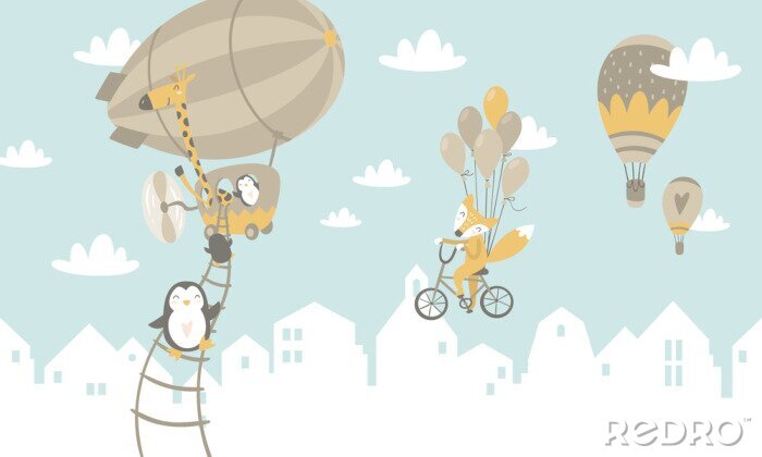 Papier peint  Illustration graphique des enfants. Utilisant pour l'impression sur le mur, l'oreiller, l'intérieur d'enfants de décoration, les vêtements de bébé et les chemises, la carte de voeux, le vecteur et tou