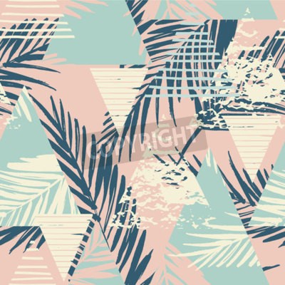 Papier peint  Illustration pastel avec la nature