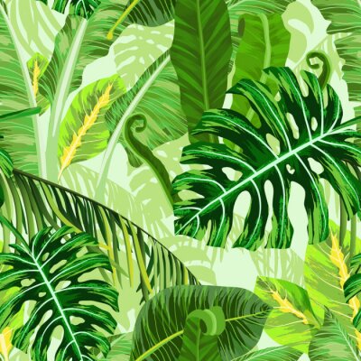 Papier peint  Illustration verte avec la nature
