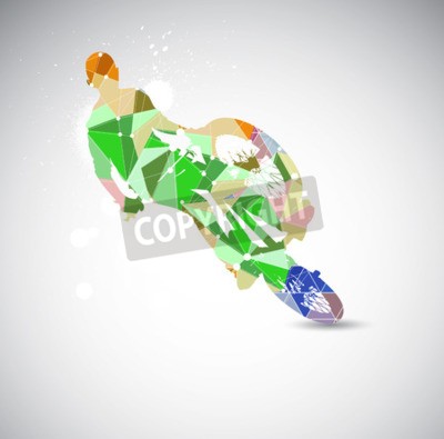 Papier peint  Image abstraite vélo