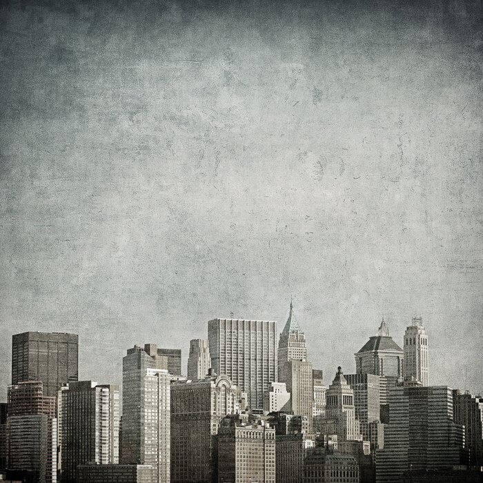 Papier peint  Image de NY noir et blanc