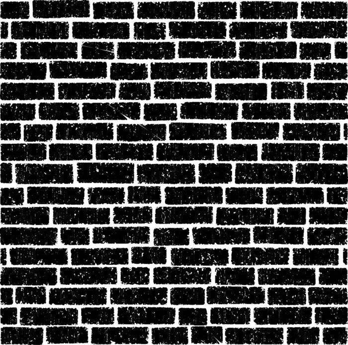 Papier peint  Image et mur noir et blanc