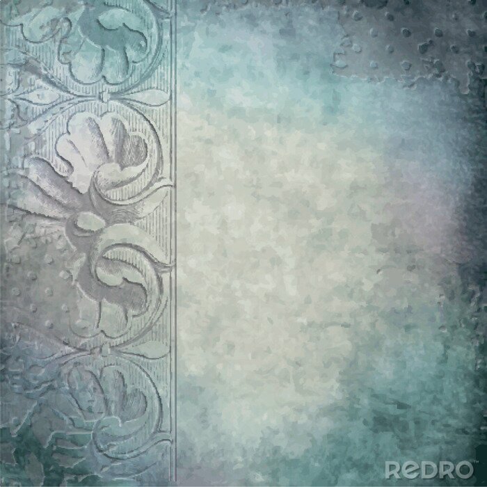Papier peint  Imitation d'une décoration ancienne