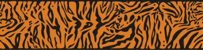 Papier peint  Imprimé tigre marron