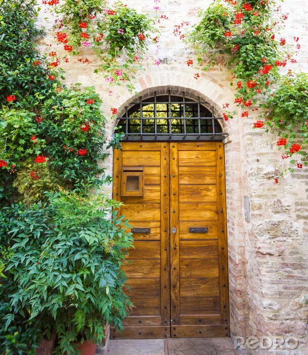 Papier peint  Ingresso di casa con fiori