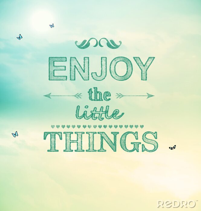 Papier peint  Inscription au pastel sur fond délicat