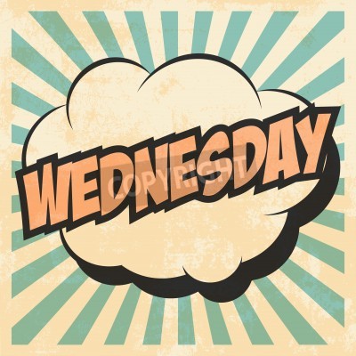 Papier peint  Inscription dans une bulle pop art