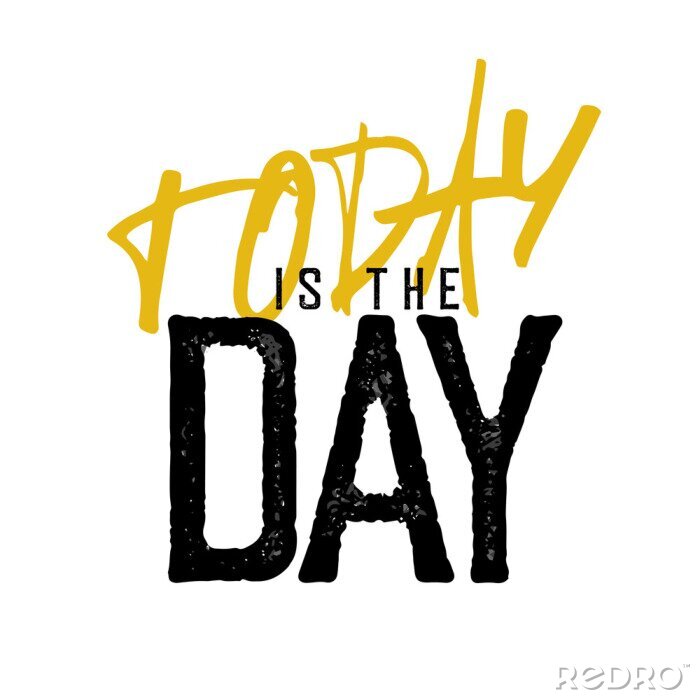 Papier peint  Inscription dorée de motivation