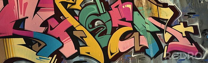 Papier peint  Inscription graffiti sur le mur