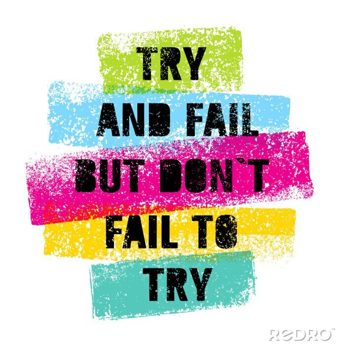 Papier peint  Inscription sur rayures arc-en-ciel