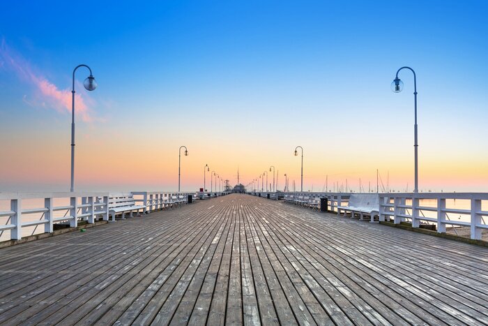 Papier peint  Jetée à Sopot 3d