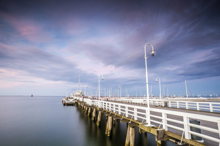 Papier peint  Jetée mer Baltique