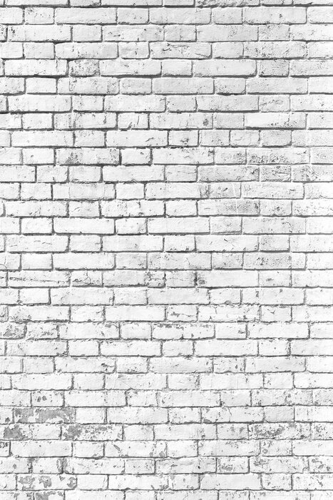 Papier peint  Joint profond entre les briques blanches