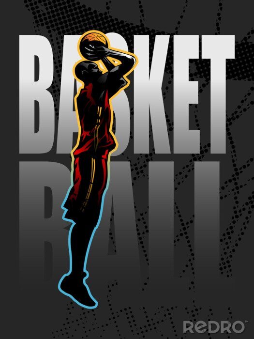 Papier peint  Joueur de basket pousses