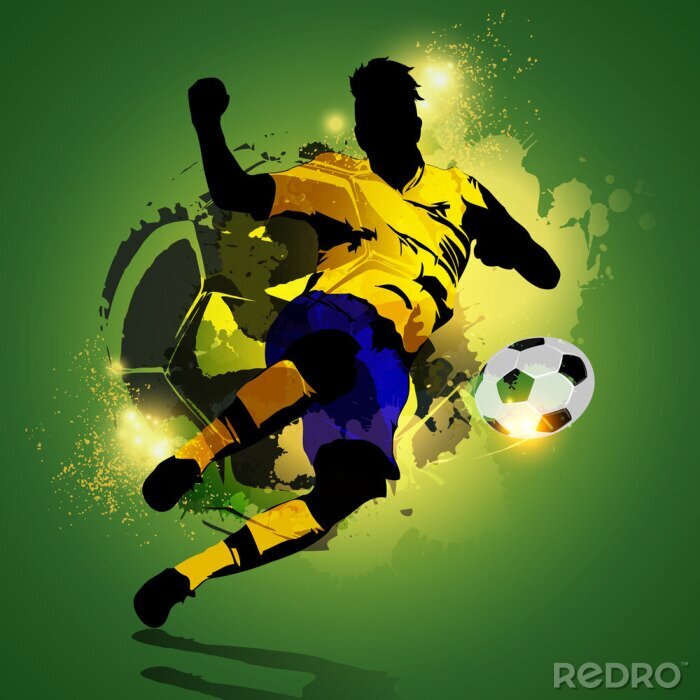 Papier peint  Joueur de football brésilien