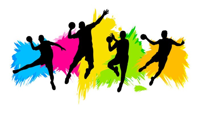 Papier peint  Joueurs de handball