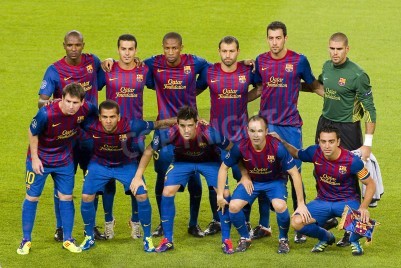 Papier peint  Joueurs FC Barcelone