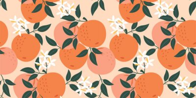 L'abstraction de la plante orange