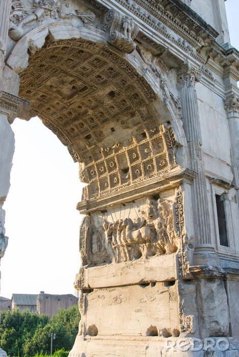 Papier peint  L'Arc de Titus, à Rome, Italie