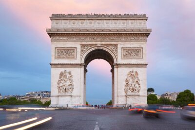 Papier peint  L'Arc de Triomphe à Paris