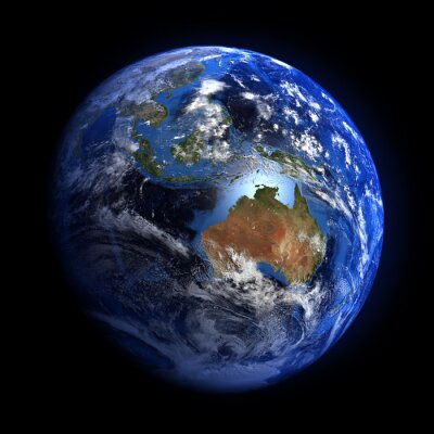 Papier peint  L'Australie vue de l'espace