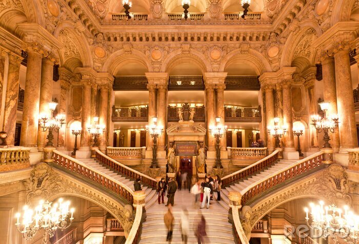 Papier peint  l'intérieur du Grand Opera à Paris