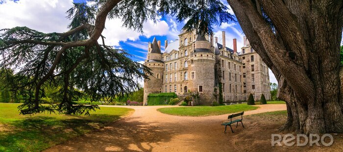 Papier peint  L'un des plus beaux et mystérieux châteaux de France - Chateau de Brissac, Val de Loire