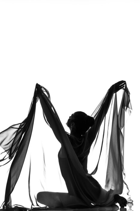 Papier peint  La beauté d'une danseuse de ballet