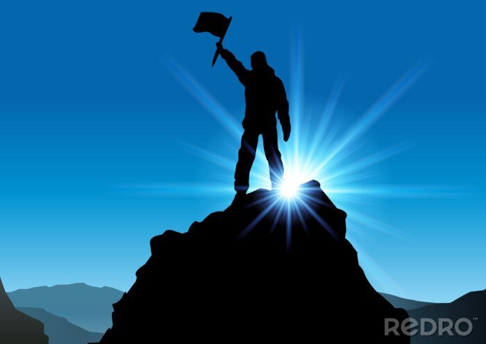 Papier peint  La conquête des montagnes