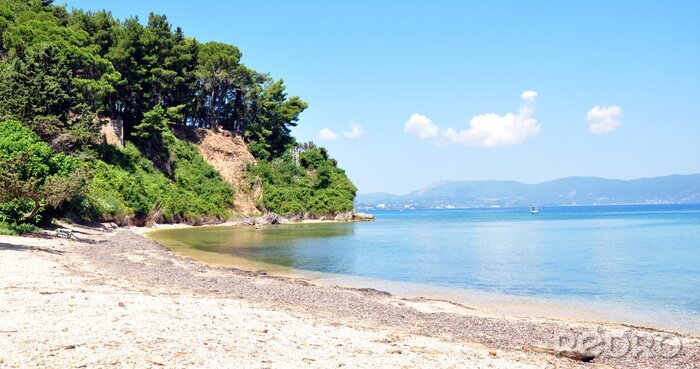 Papier peint  La mer à Corfou