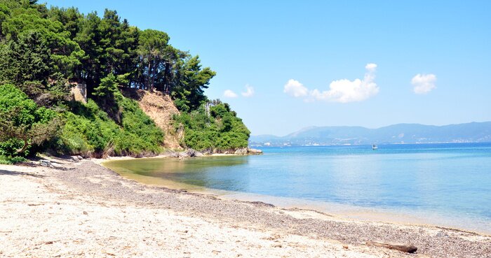 Papier peint  La mer à Corfou