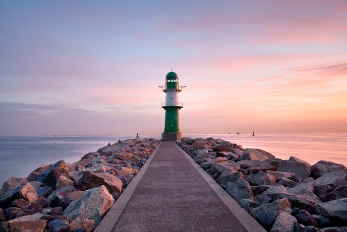 Papier peint  La mer au matin