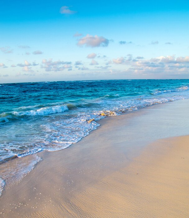 Papier peint  La mer et la plage un jour d'été