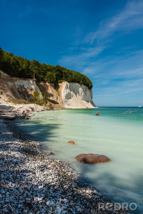Papier peint  La plage de Stony et la mer