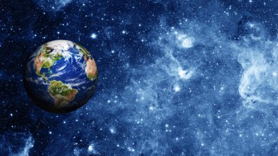 Papier peint  La planète Terre dans l'espace