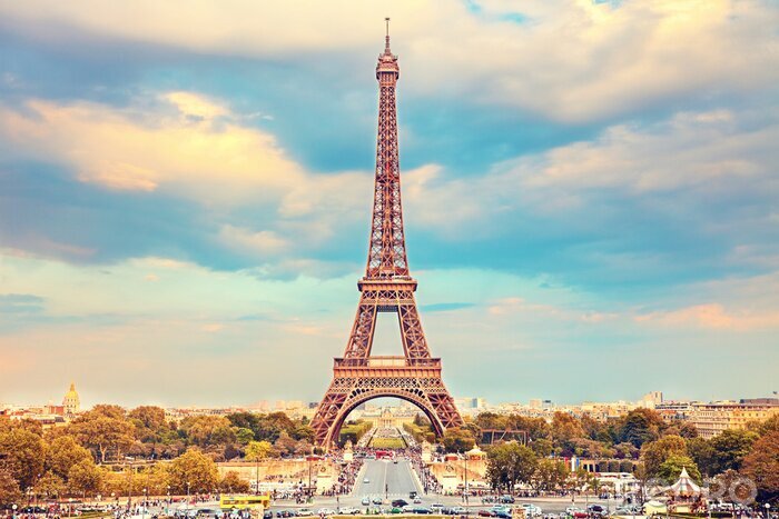 Papier peint  la tour Eiffel
