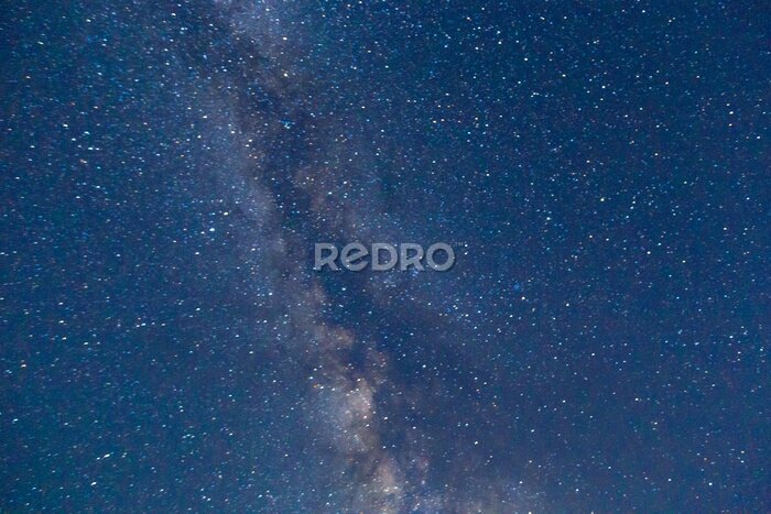 Papier peint  La voie lactée traversant le ciel