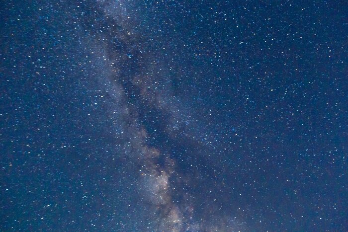 Papier peint  La voie lactée traversant le ciel