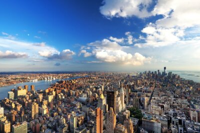 Large panorama de Manhattan