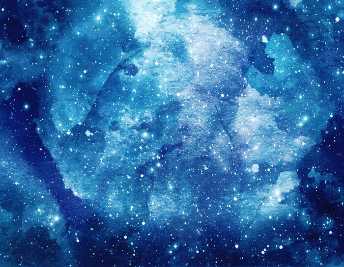 Papier peint  Le bleu du ciel nocturne