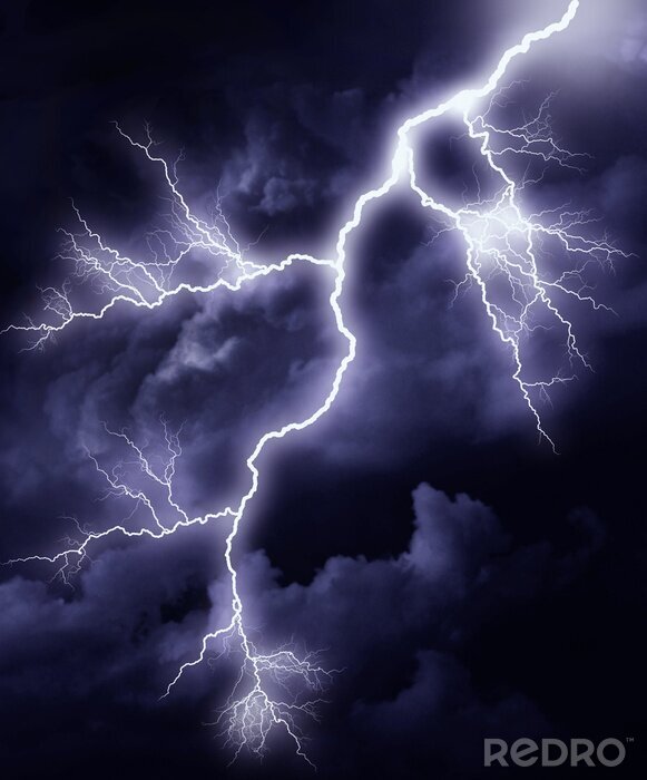 Papier peint  Le caractère dangereux de la tempête