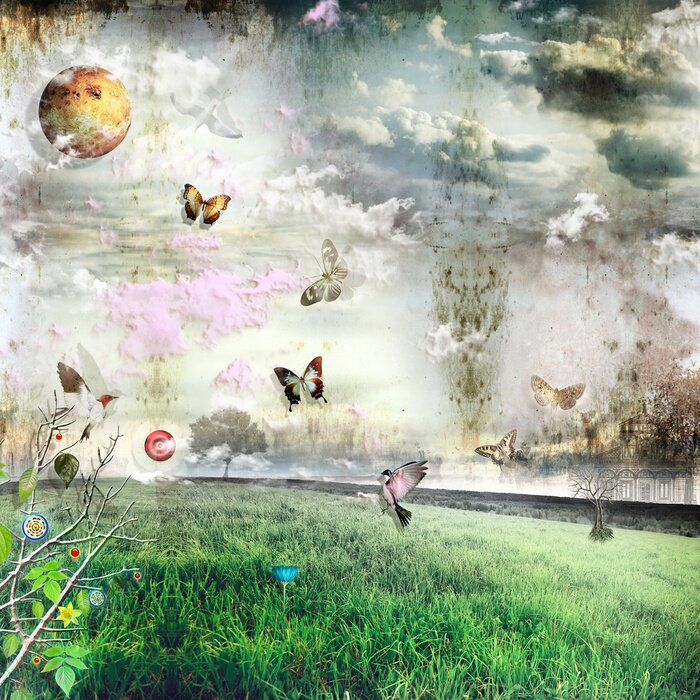 Papier peint  Le champ des miracles