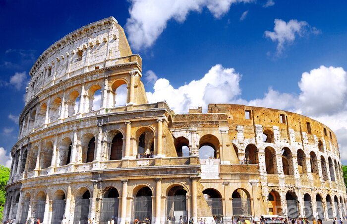 Papier peint  Le Colisée, le monument de renommée mondiale à Rome.