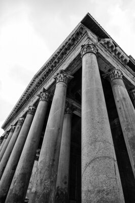 Papier peint  Le Panthéon romain avec des colonnes