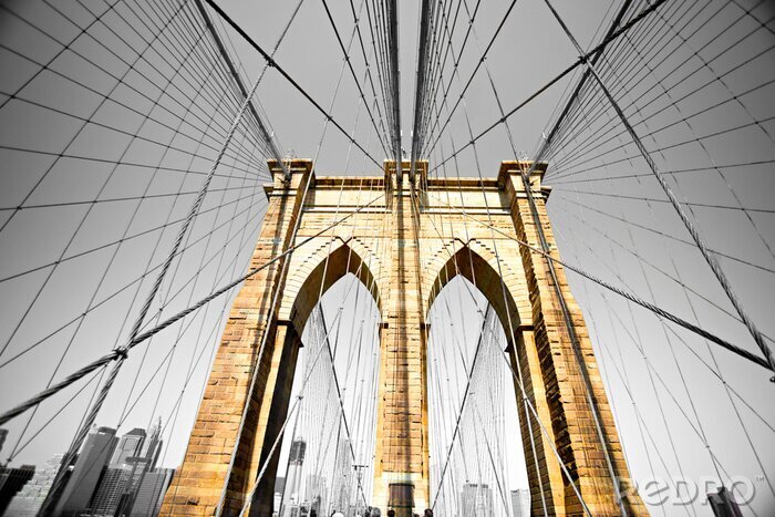 Papier peint  Le pont de Brooklyn à New York