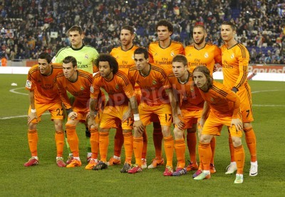 Papier peint  Le Real Madrid lors de la Coupe du Roi