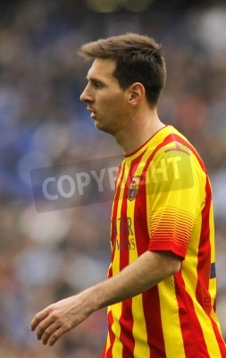 Papier peint  Legend Messi aux couleurs de Barcelone